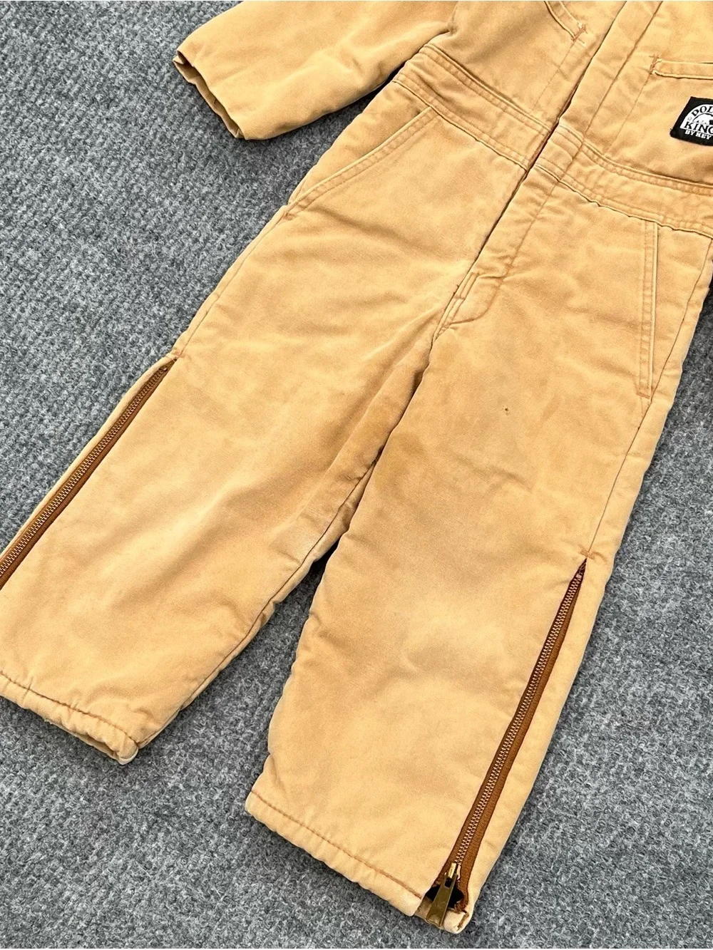 Vintage Youth Insulated Duck Canvas Coveralls